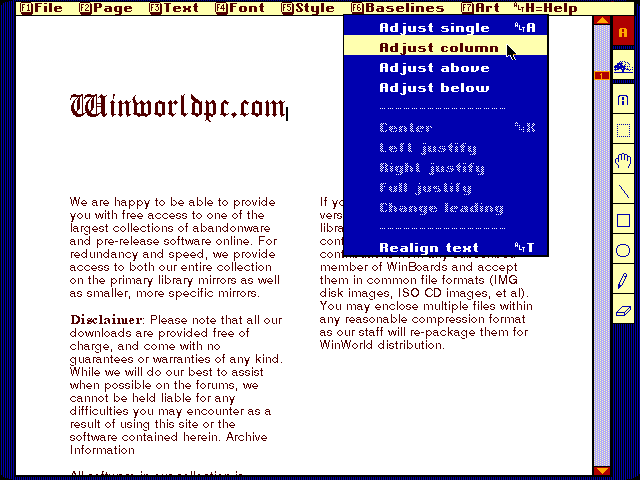 First Publisher 3.0 - Edit